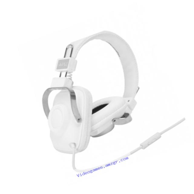 WESC 0006994001 Maraca Retro Style Headphones, White