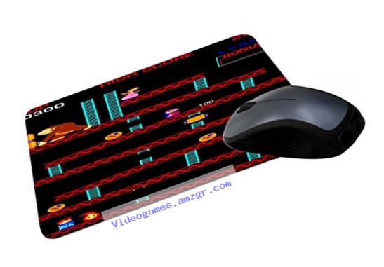 Rikki Knight Retro Donkey Kong Design Lightning Series Gaming Mouse Pad (MPSQ-RK-1748)