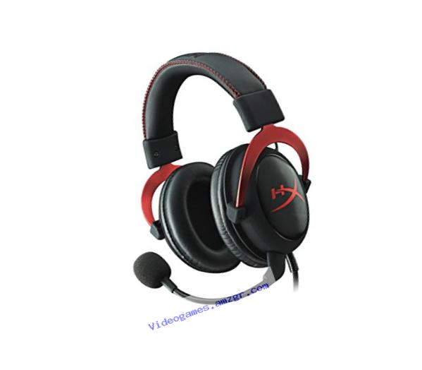 HyperX Cloud II Gaming Headset for PC & PS4 & Xbox One, Nintendo Switch - Red (KHX-HSCP-RD)