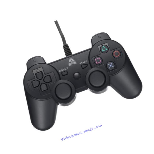 Arsenal Gaming AP3CON3 Wired Controller, Black - PlayStation 3