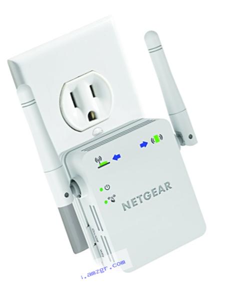 NETGEAR N300 Wall Plug Version  Wi-Fi Range Extender (WN3000RP)
