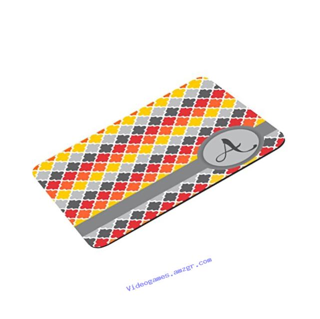 Rikki Knight Letter A Retro Colors Geometric Design Lightning Series Gaming Mouse Pad (MPSQ-RK-46479)