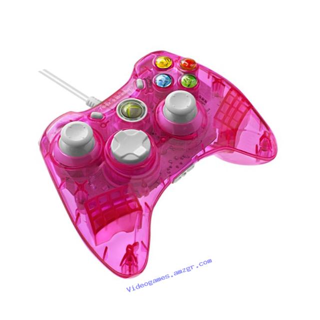 PDP Rock Candy Wired Controller for Xbox 360 - Pink Palooza